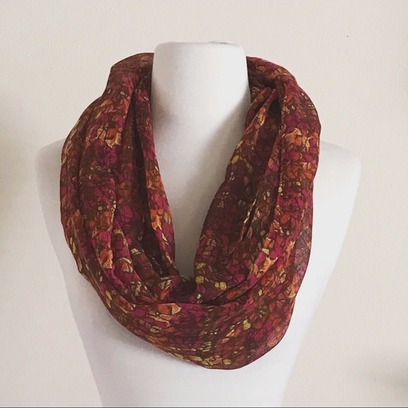 ✨HP✨ Venetian Neon Print Infinity Scarf Wrap - Picture 2 of 6